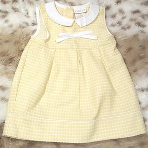 Camilla baby girl bow dress 3-6